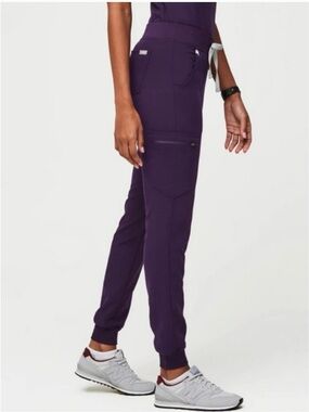 Figs Purple Jam Zamora Jogger Scrub Pants